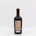 Wine bottle of syrah with a white background. 
