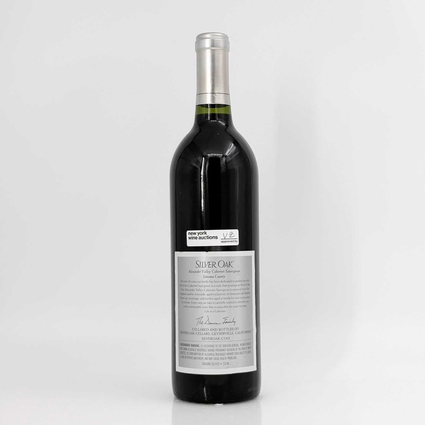 2012 Silver Oak Cellars Alexander Valley Cabernet Sauvignon California, USA
