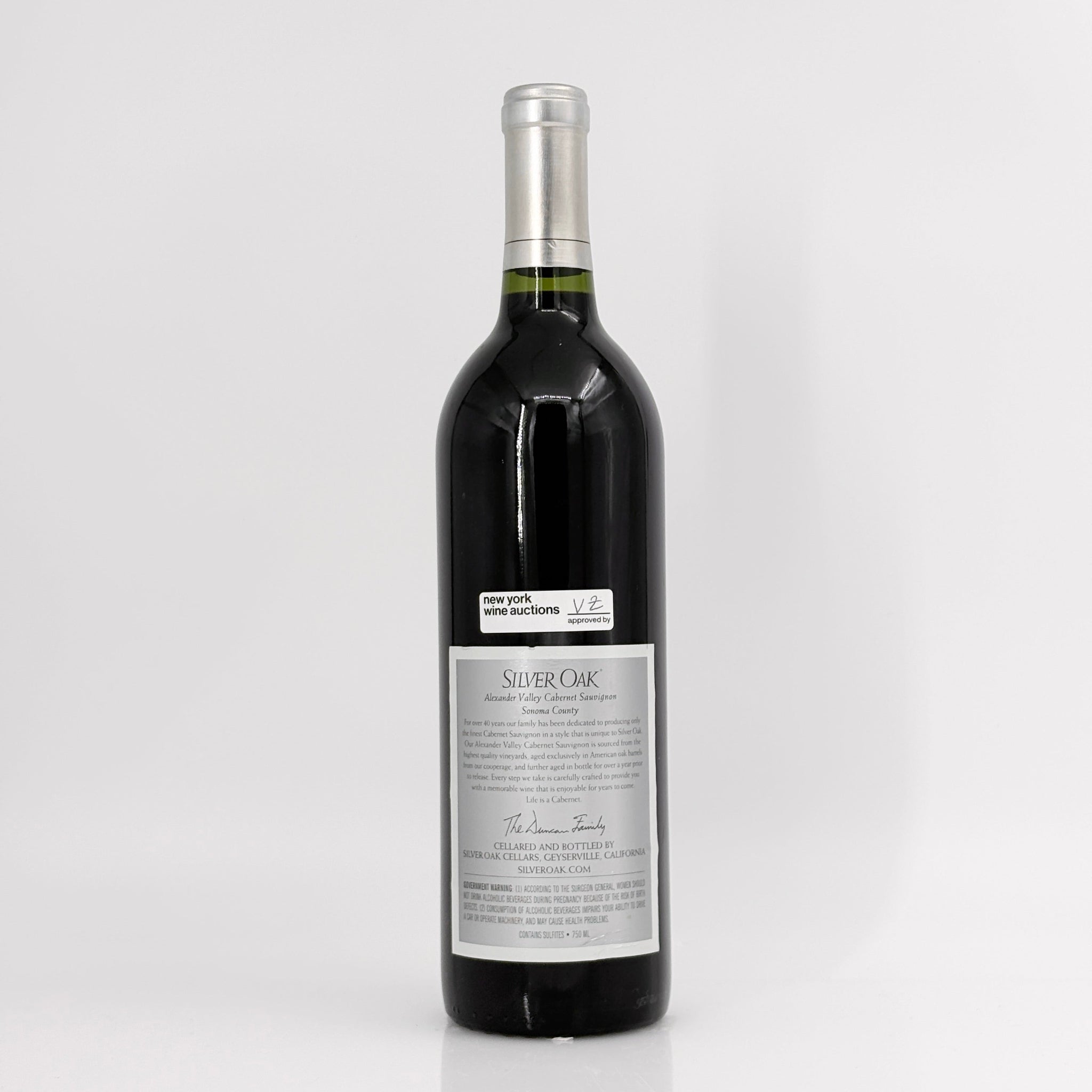 2012 Silver Oak Cellars Alexander Valley Cabernet Sauvignon California, USA