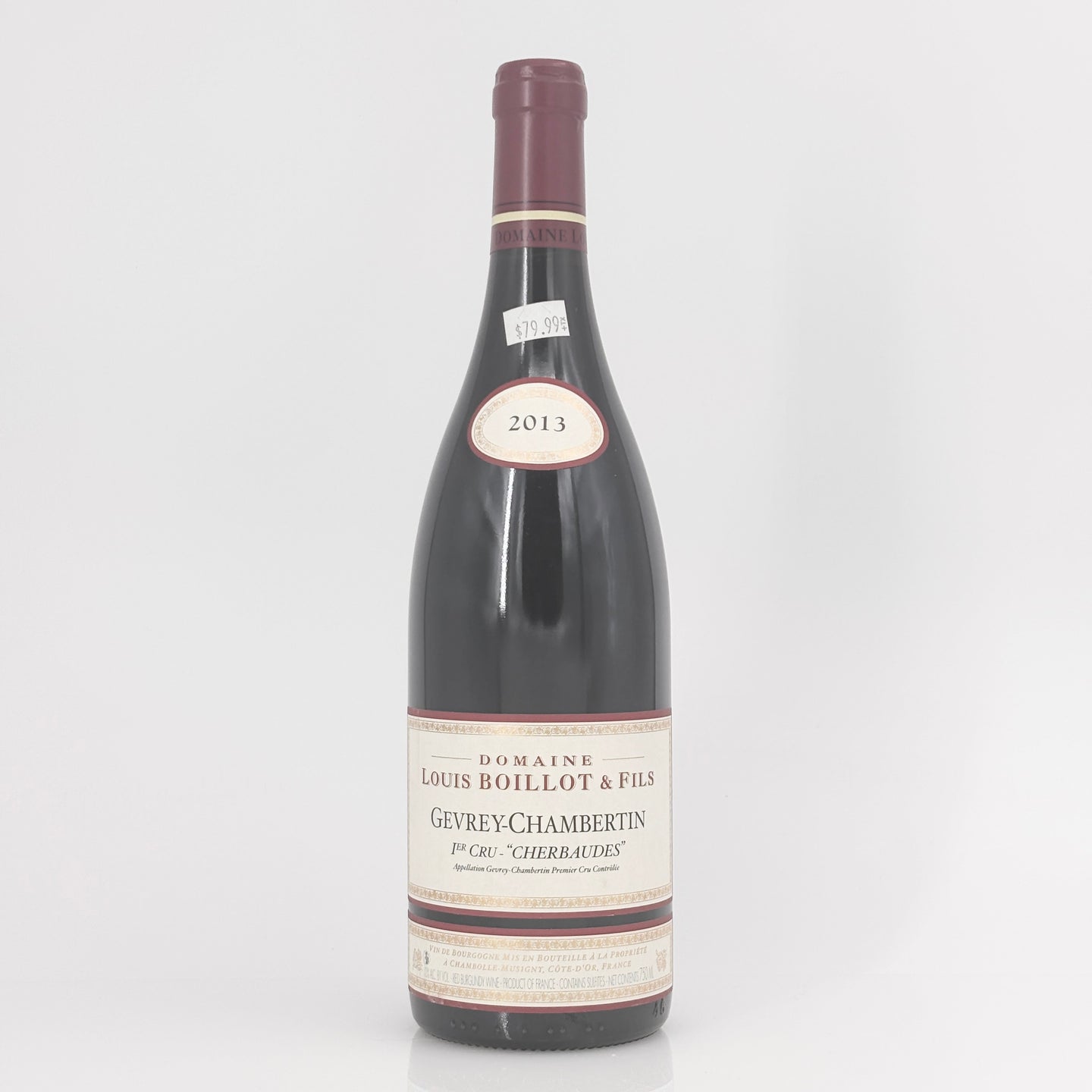 2013 Domaine Louis Boillot Les Cherbaudes Gevrey-Chambertin Premier Cru, France