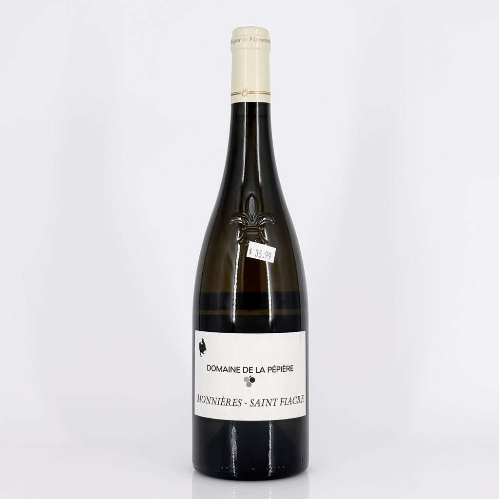 Bottle of wine on a white background