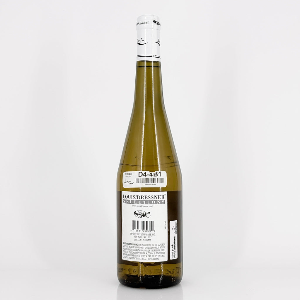 Bottle of wine on a white background