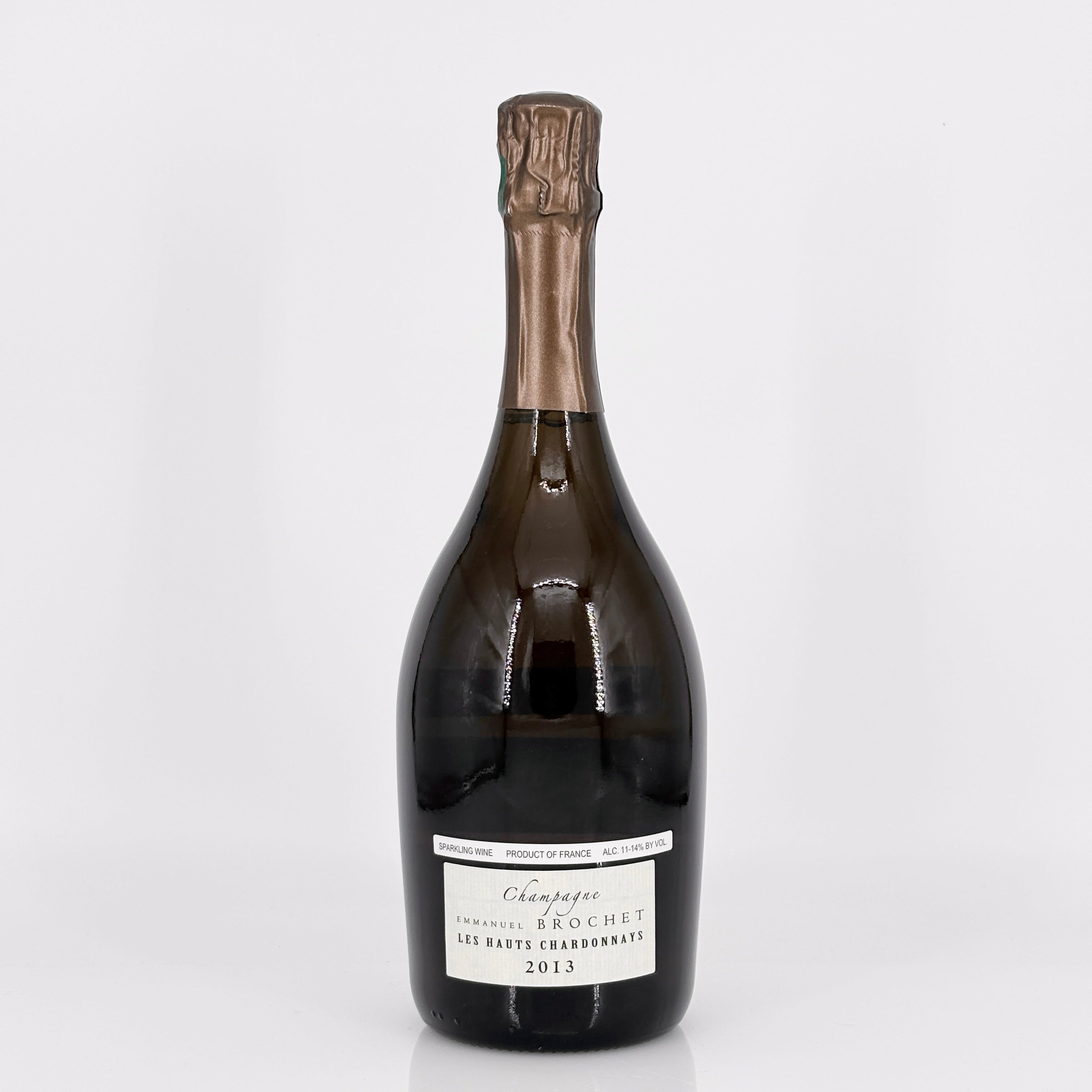 2013 Emmanuel Brochet 'Les Hauts Chardonnay'  Extra Brut Millesime Champagne, France