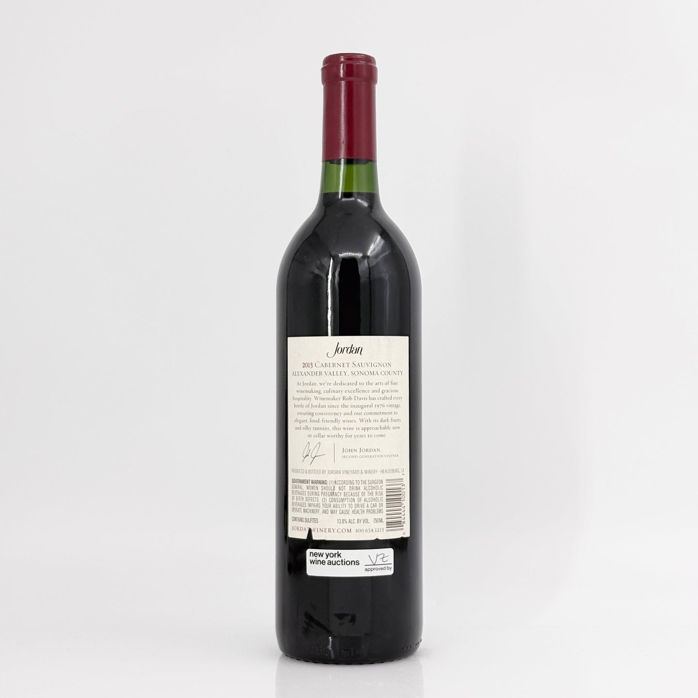 2013 Jordan Winery Cabernet Sauvignon Alexander Valley, USA