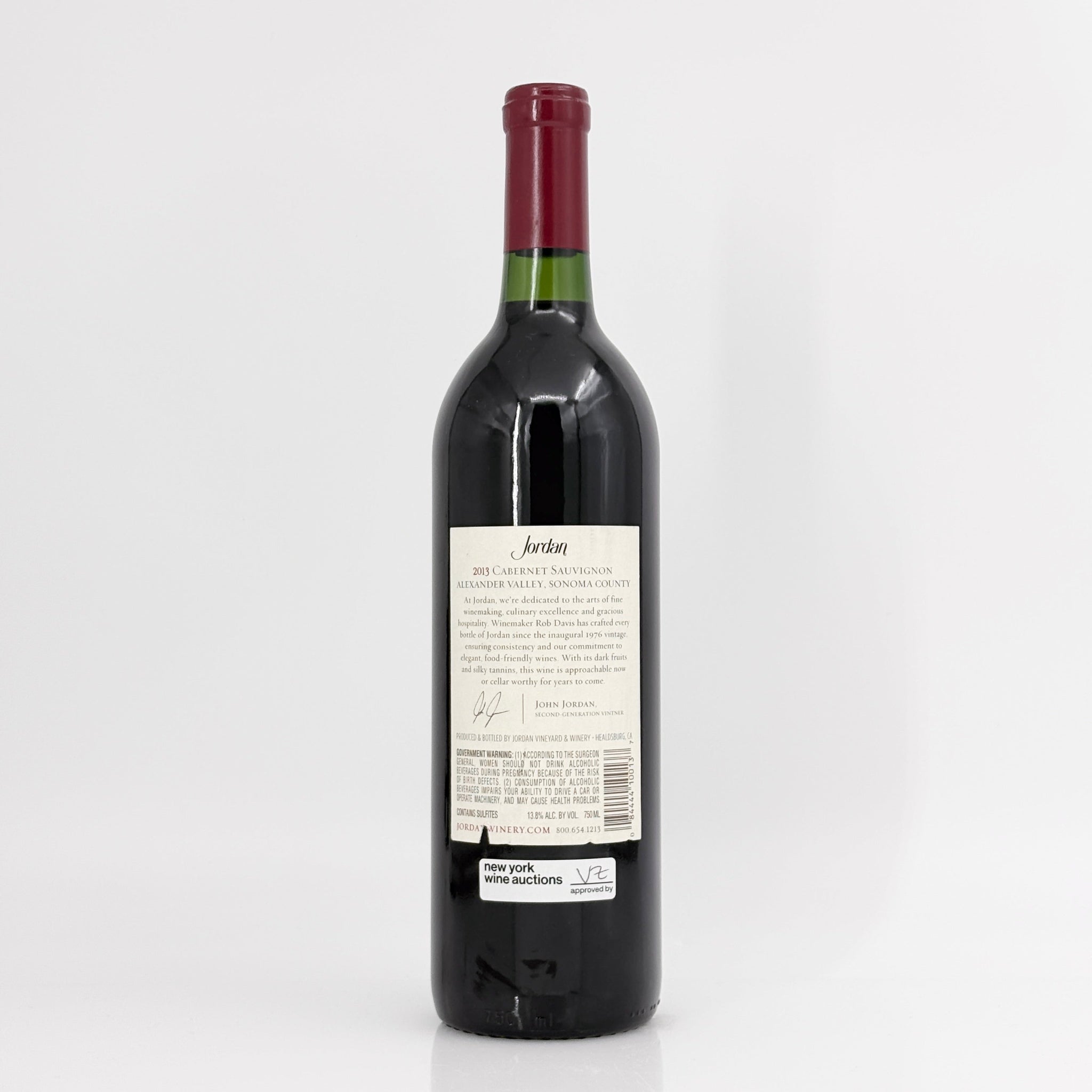 2013 Jordan Winery Cabernet Sauvignon Alexander Valley, USA