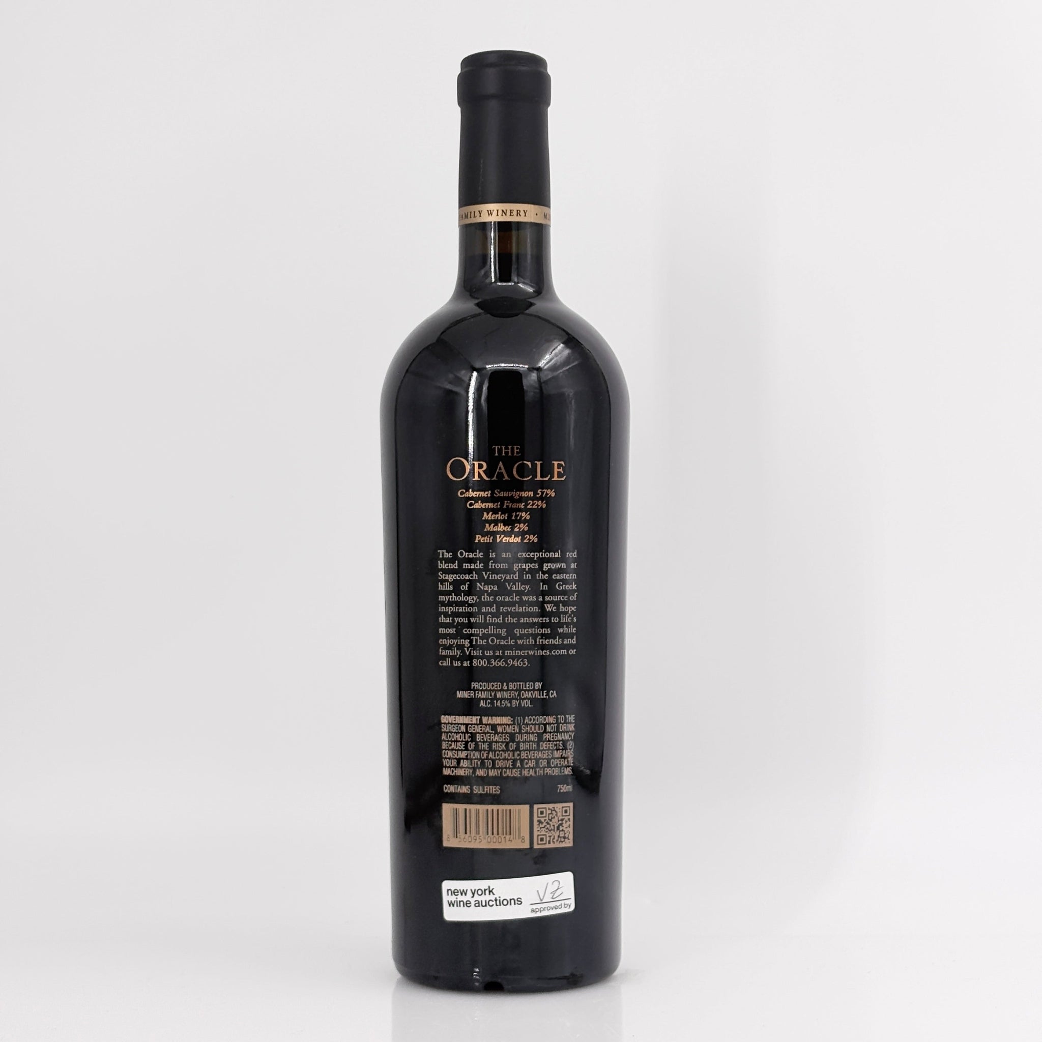 2013 Miner Family Winery Oracle Red Napa Valley, USA