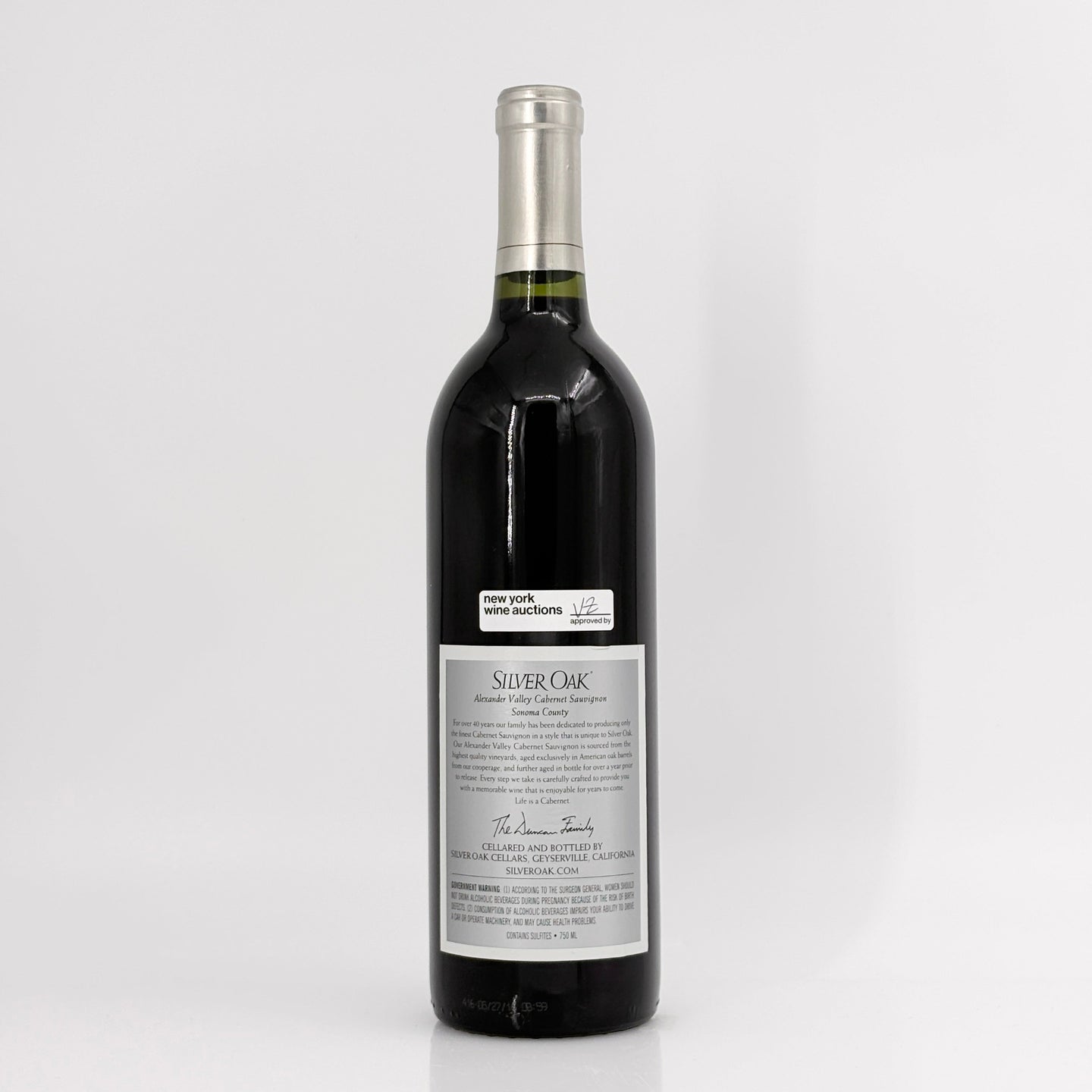 2013 Silver Oak Cellars Alexander Valley Cabernet Sauvignon California, USA