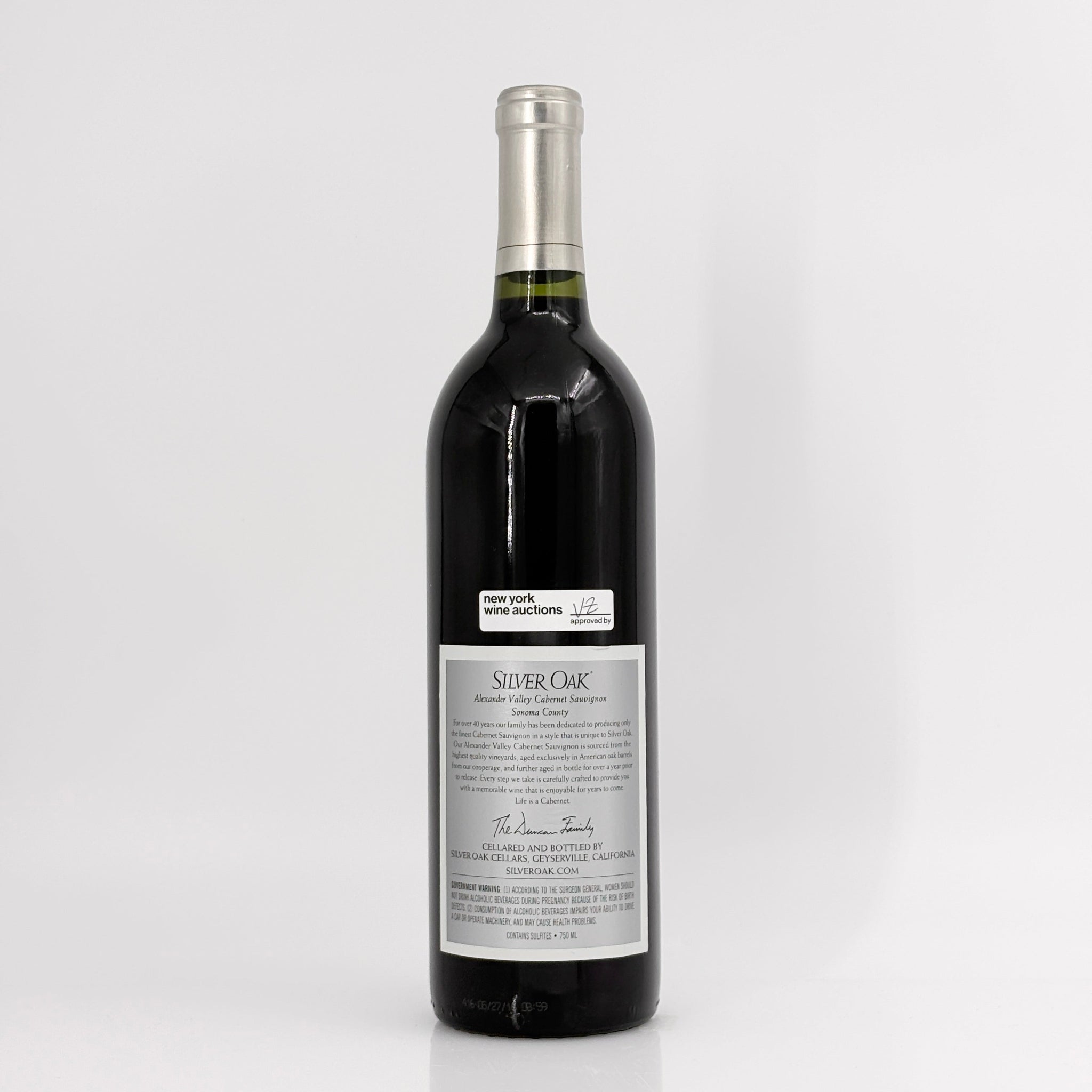 2013 Silver Oak Cellars Alexander Valley Cabernet Sauvignon California, USA