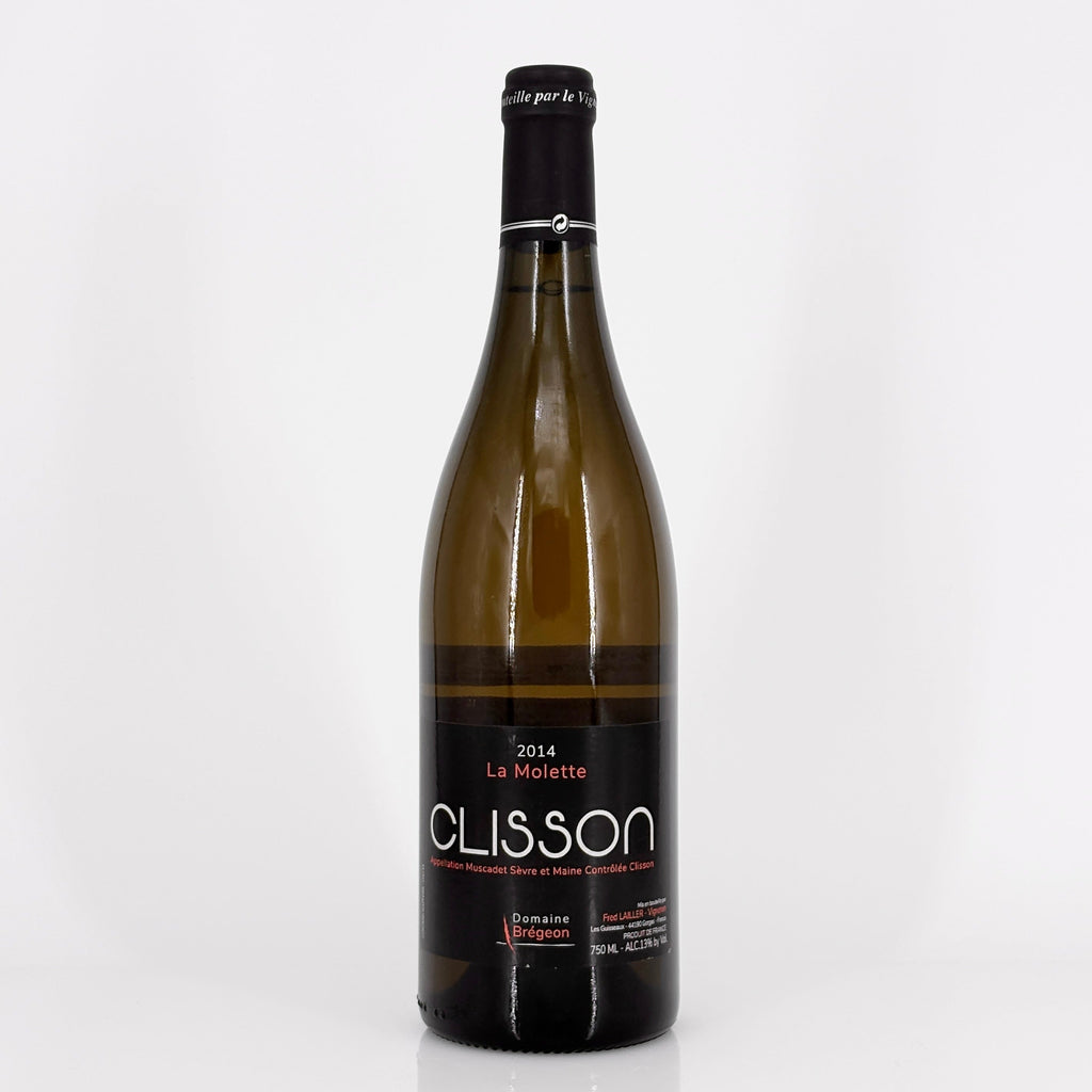 Bottle of wine on a white background
