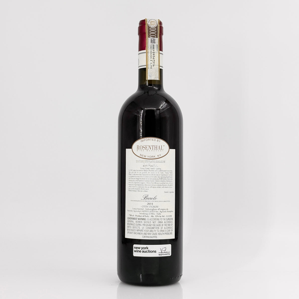 2014 Cappellano Otin Fiorin Pie Franco Barolo DOCG, Italy