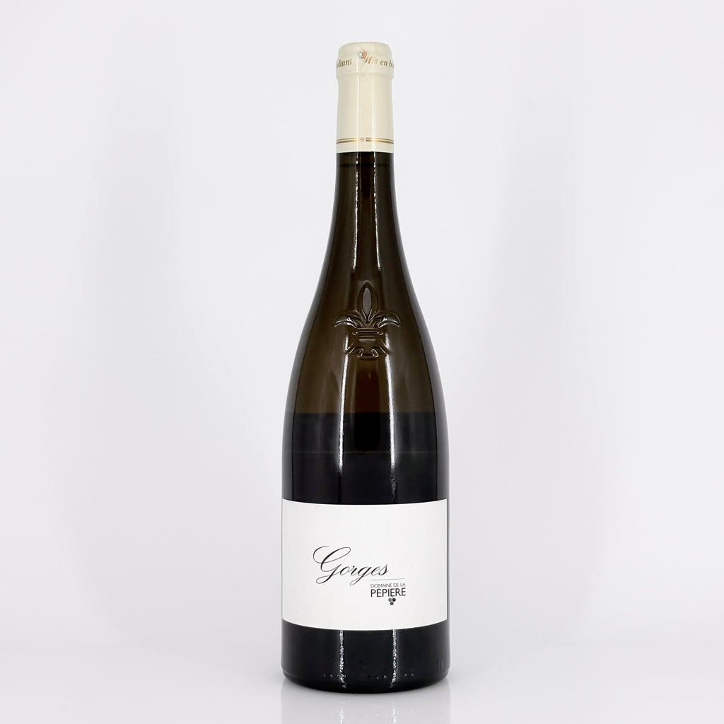 Bottle of wine on a white background