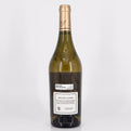 Wine bottle with a label on a white background