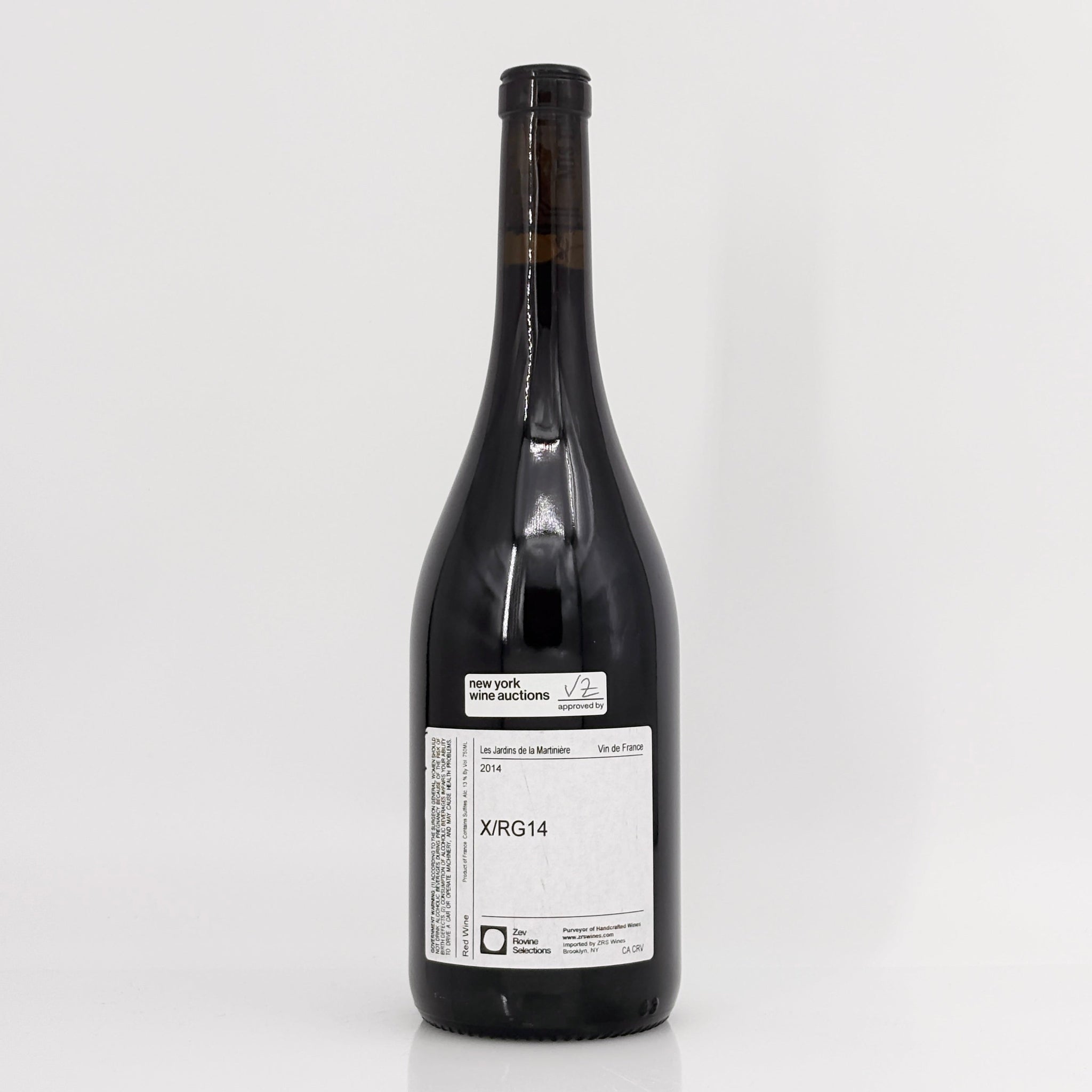 2014 Les Jardins de La Martiniere X/RG Loire, Vin de France