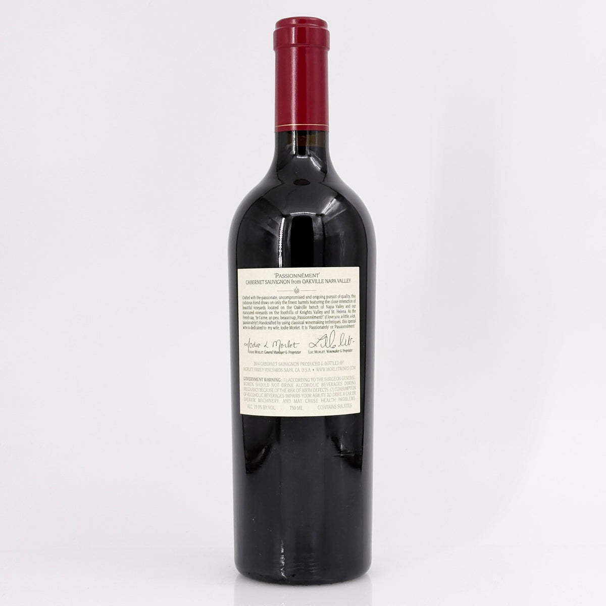 2014 Morlet Family Vineyards Passionement Cabernet Sauvignon Oakville, USA