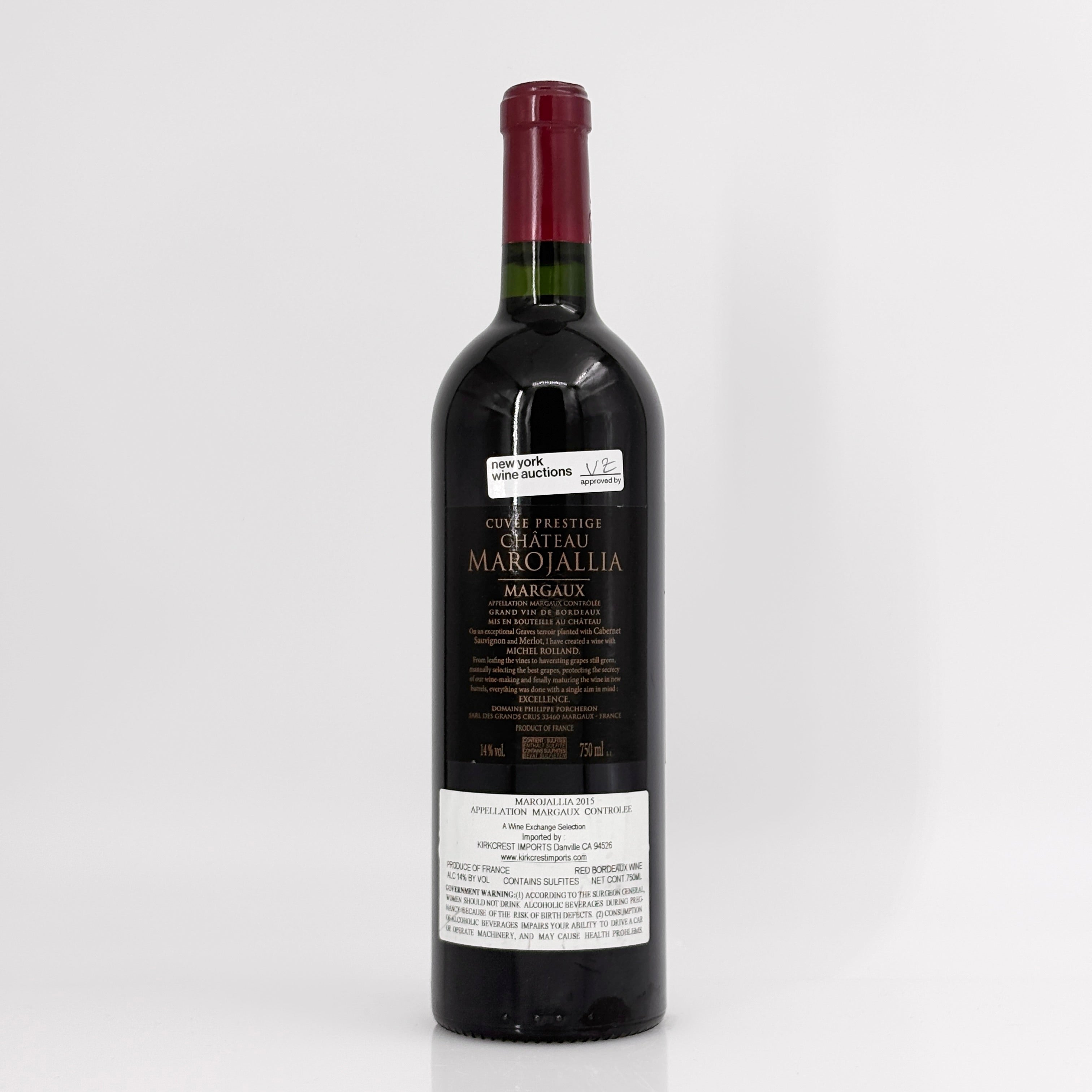 2015 Chateau Marojallia Margaux, France