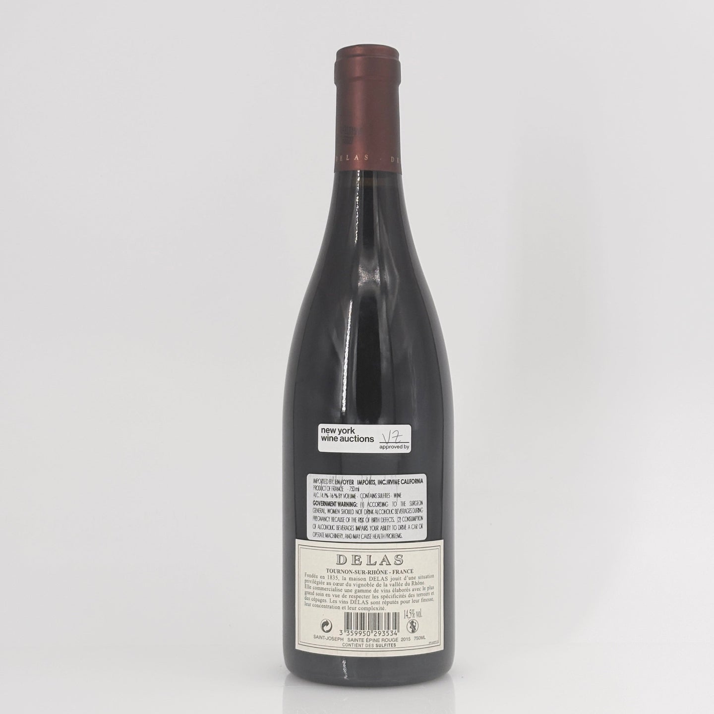 2015 Delas Freres Saint-Joseph Sainte-Epine, Rhone, France
