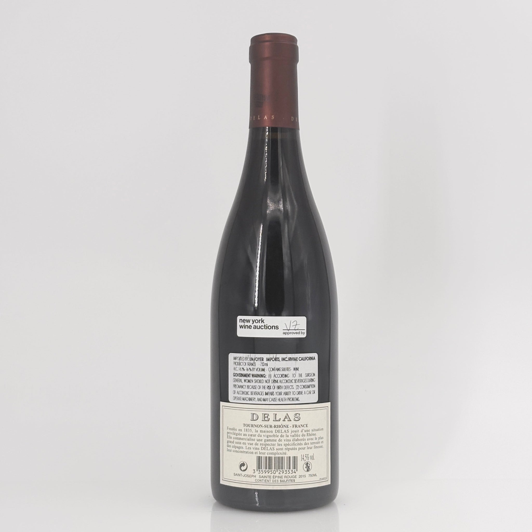 2015 Delas Freres Saint-Joseph Sainte-Epine, Rhone, France