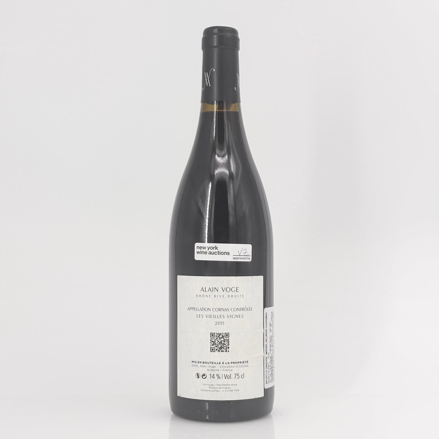 2015 Domaine Alain Voge Cornas Les Vieilles Vignes, Rhone, France (Lot 1)