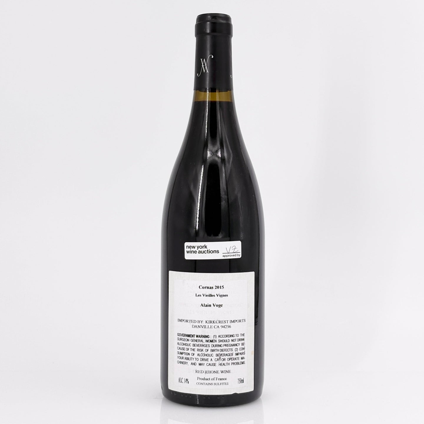 2015 Domaine Alain Voge Cornas Les Vieilles Vignes, Rhone, France (Lot 2)