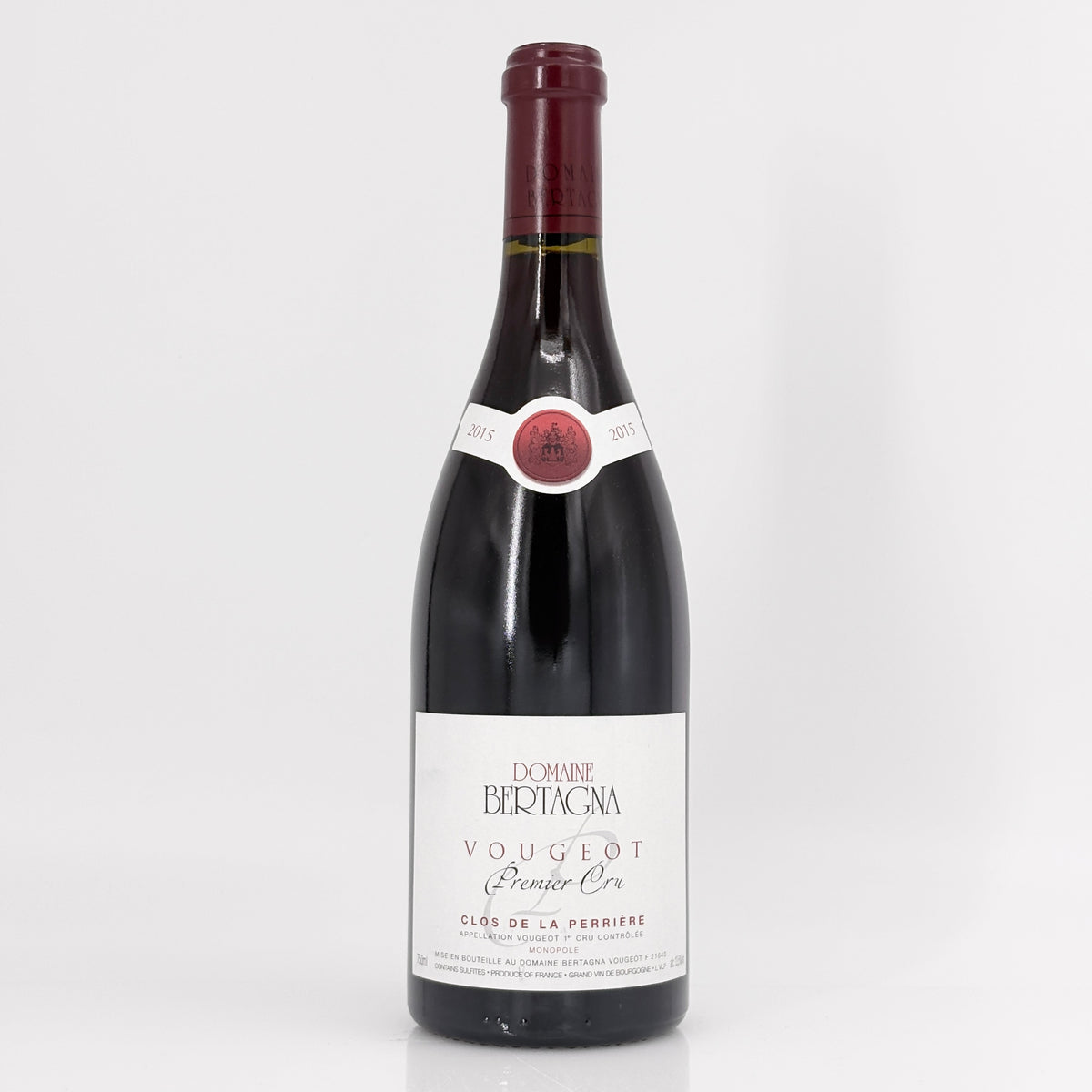 2015 Domaine Bertagna Clos de La Perriere Monopole Vougeot Premier Cru, France