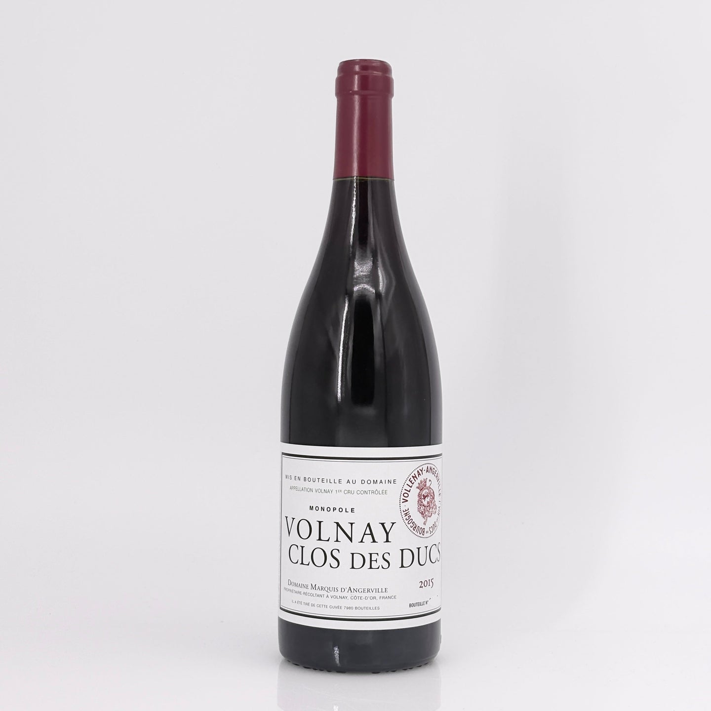 2015 Domaine Marquis d'Angerville Clos des Ducs Volnay Premier Cru, France