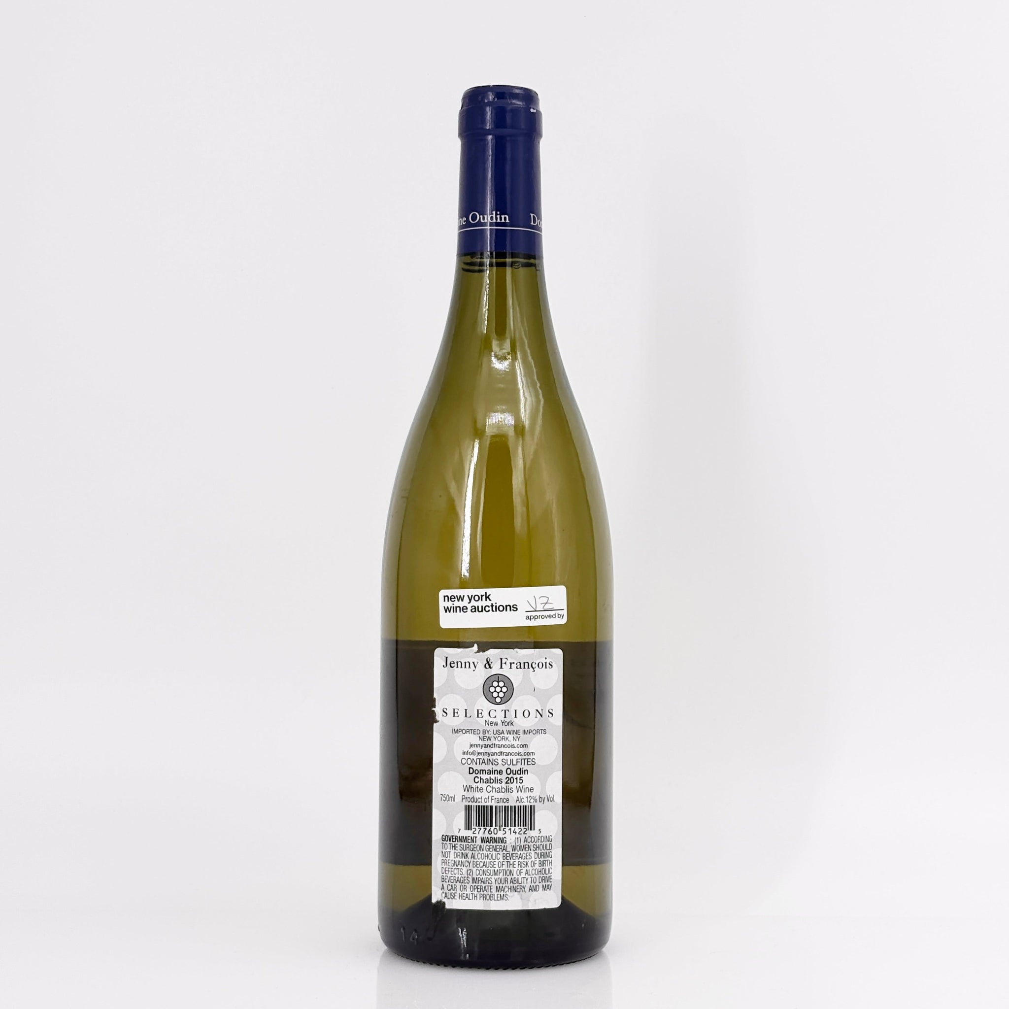 2015 Domaine Oudin Chablis Burgundy, France