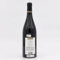 Wine bottle with a visible label on a white background