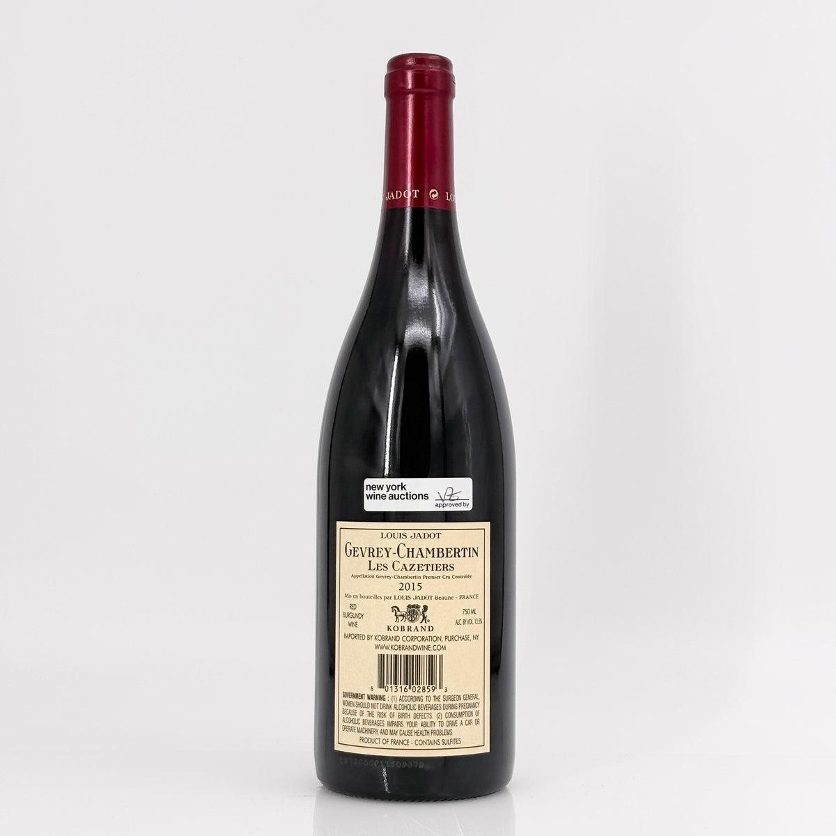 2015 Louis Jadot Les Cazetiers Gevrey-Chambertin Premier Cru, France