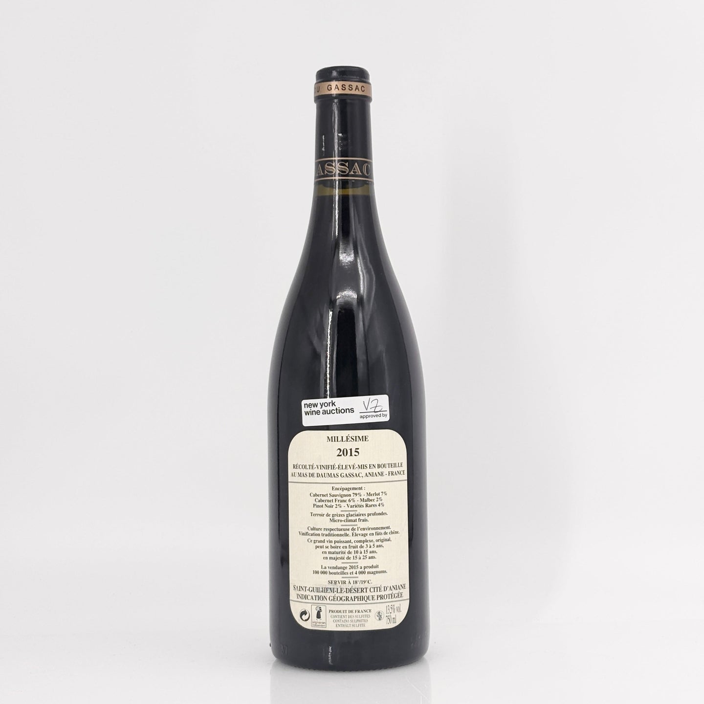 2015 Mas de Daumas Gassac Rouge, France