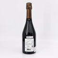 Bottle of wine with a label on a white background