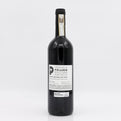 Wine bottle with a visible label on a white background