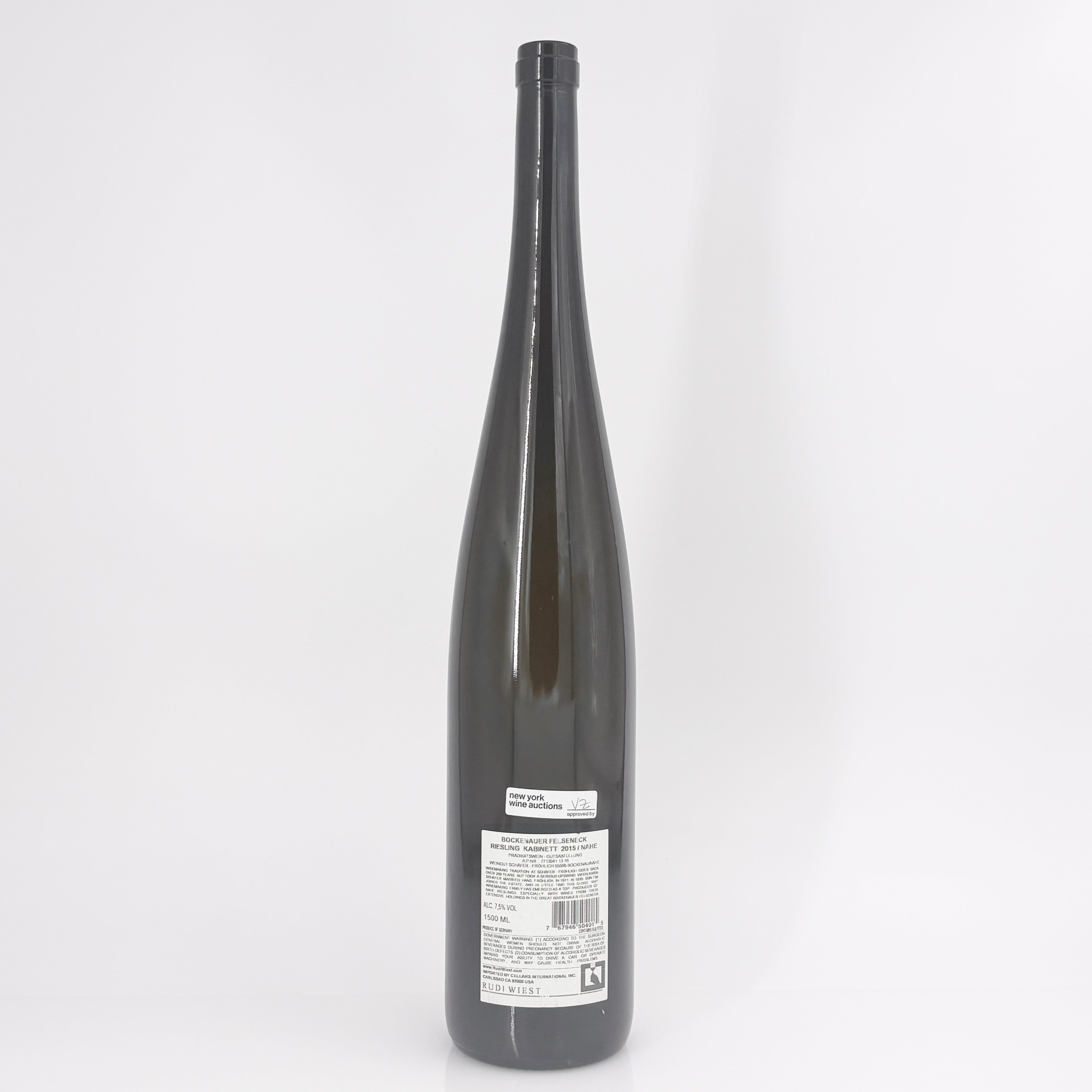 2015 Schafer-Frohlich Bockenauer Felseneck Riesling Kabinett, Nahe, Germany 1.5L Magnum