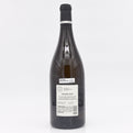 Wine bottle with a label on a white background
