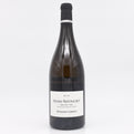 Wine bottle with a label on a white background