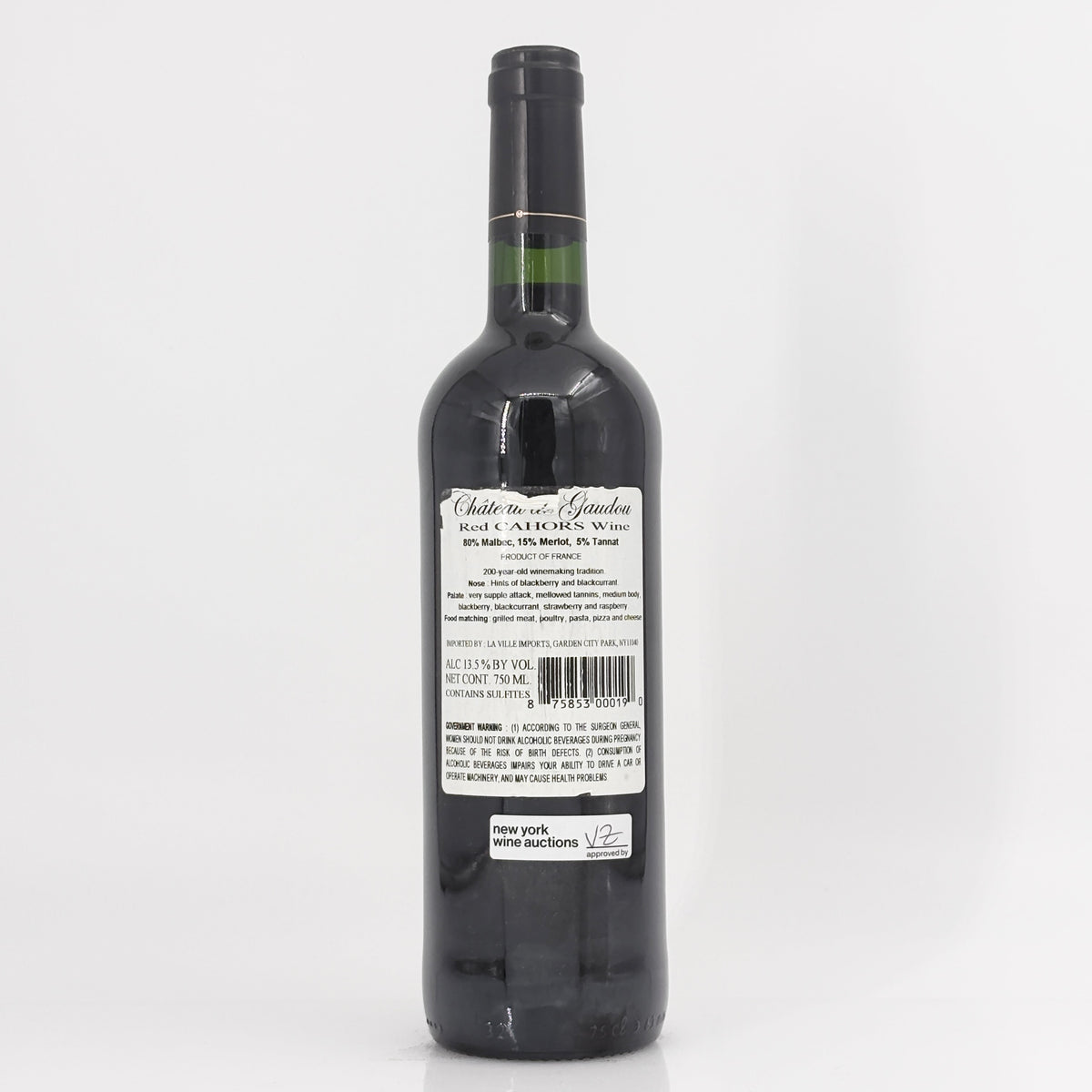 2016 Chateau de Gaudou Tradition Cahors, France