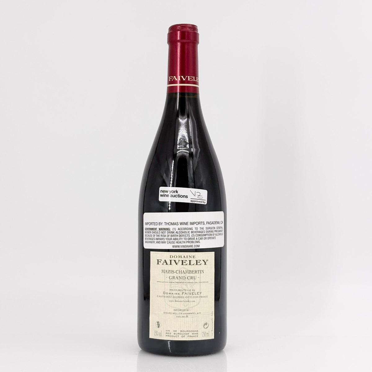 2016 Domaine Faiveley Mazis-Chambertin Grand Cru Cote de Nuits, France