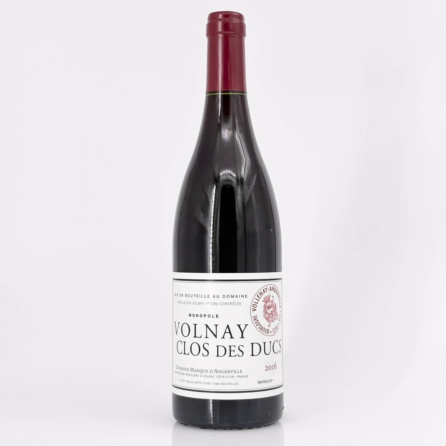 2016 Domaine Marquis d'Angerville Clos des Ducs Volnay Premier Cru, France
