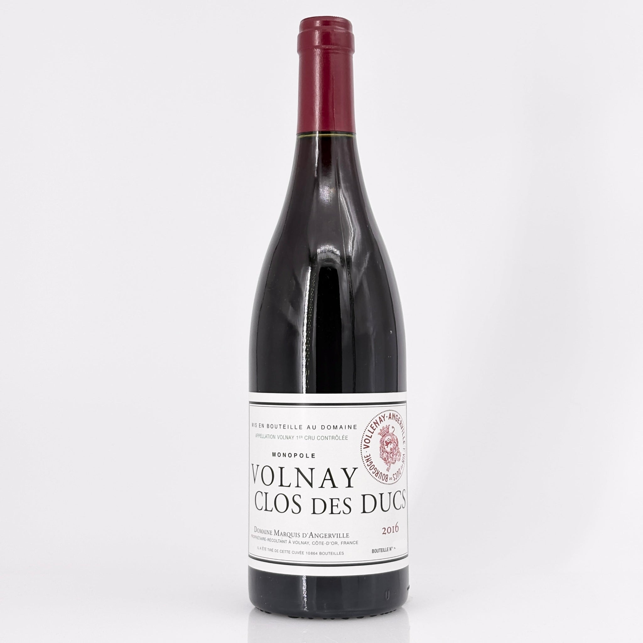 2016 Domaine Marquis d'Angerville Clos des Ducs Volnay Premier Cru, France