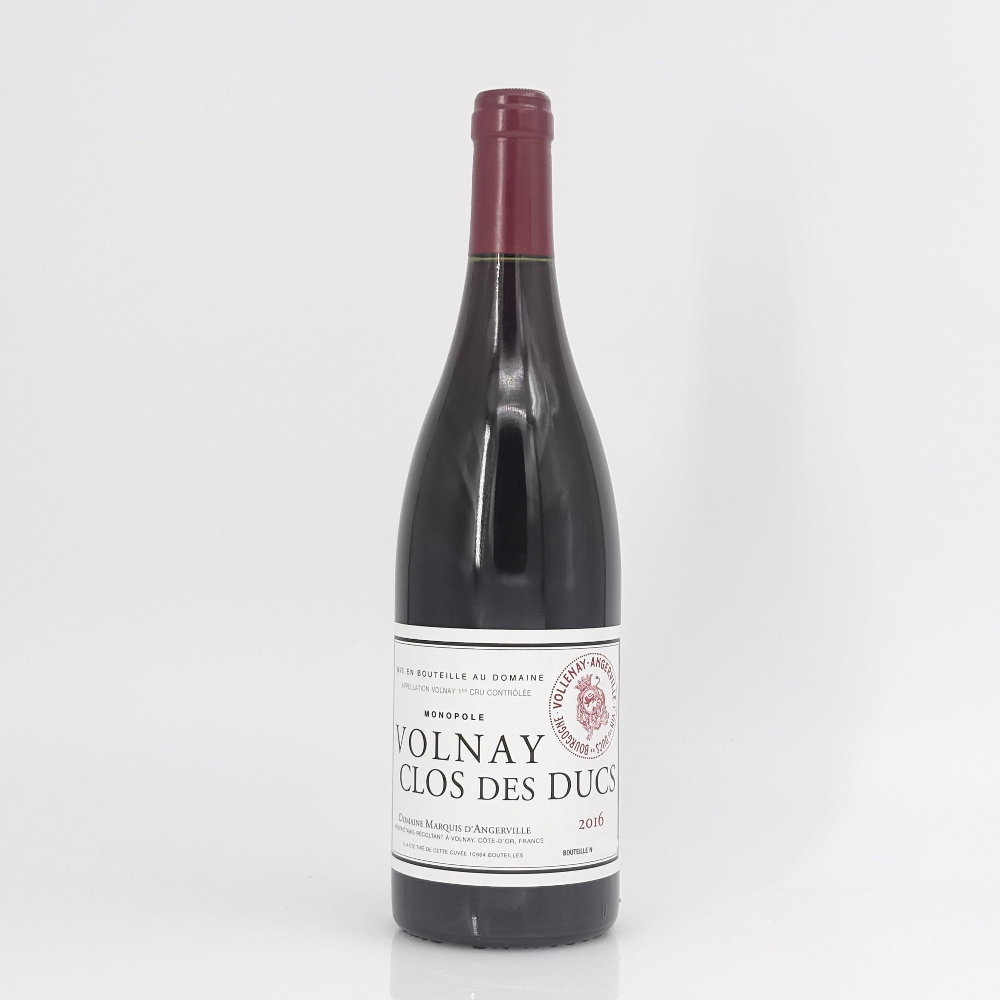 2016 Domaine Marquis d'Angerville Clos des Ducs Volnay Premier Cru, France (Lot 2)