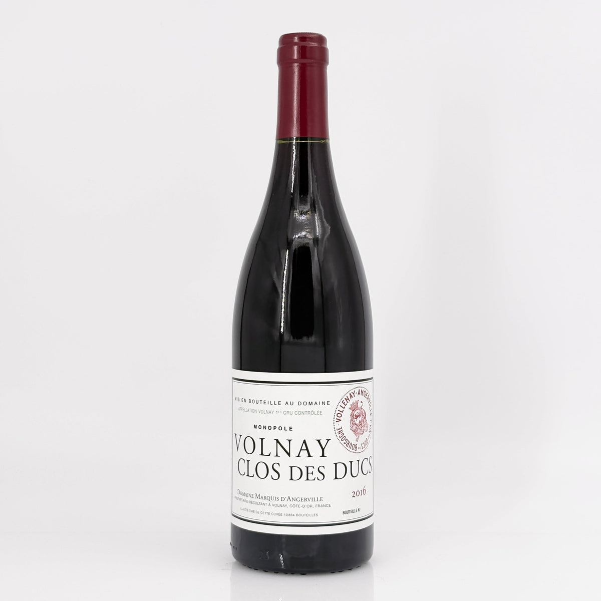 2016 Domaine Marquis d'Angerville Clos des Ducs Volnay Premier Cru, France (Lot 2)