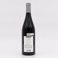 Wine bottle with label on a white background