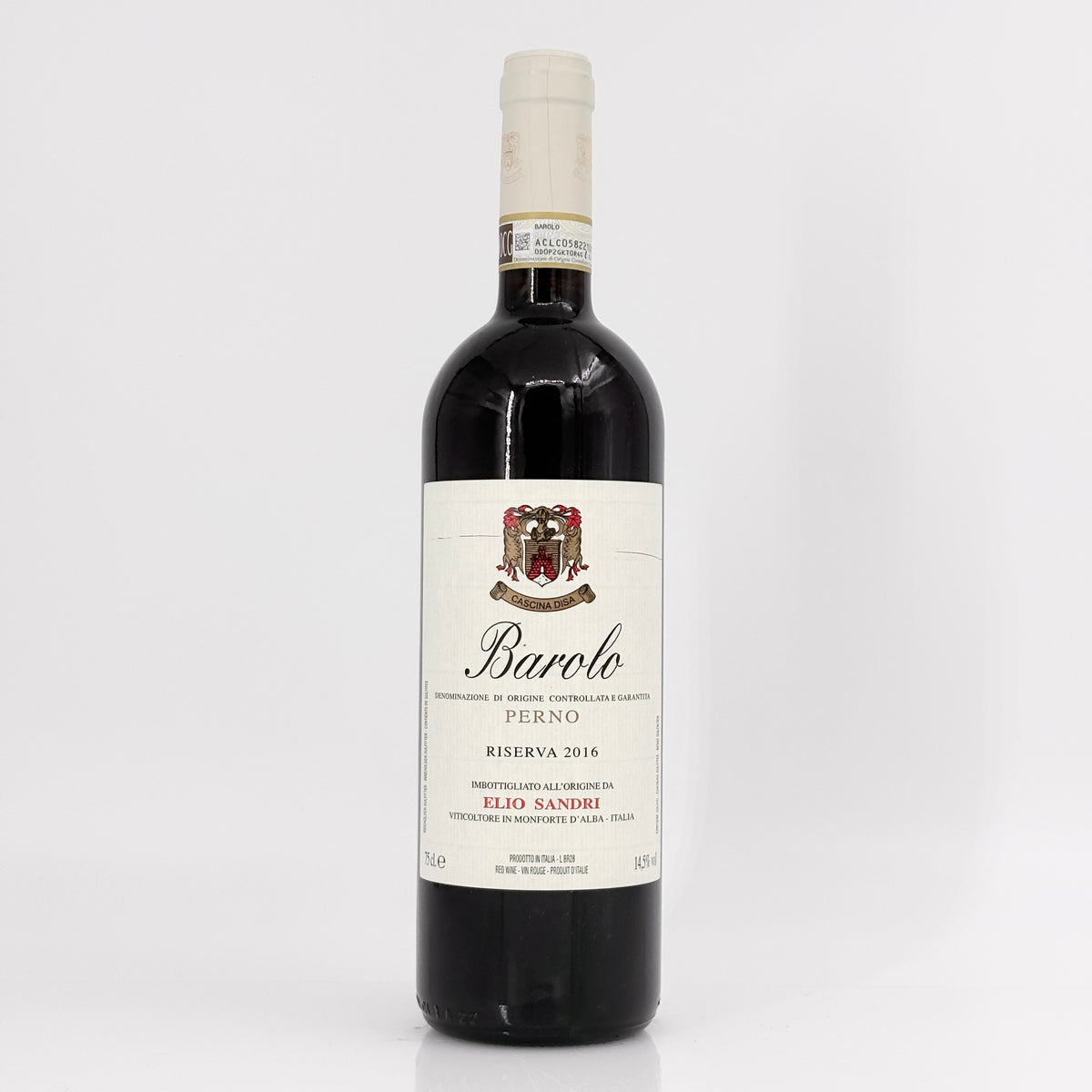 2016 Elio Sandri Cascina Disa 'Perno' Riserva Barolo DOCG, Italy
