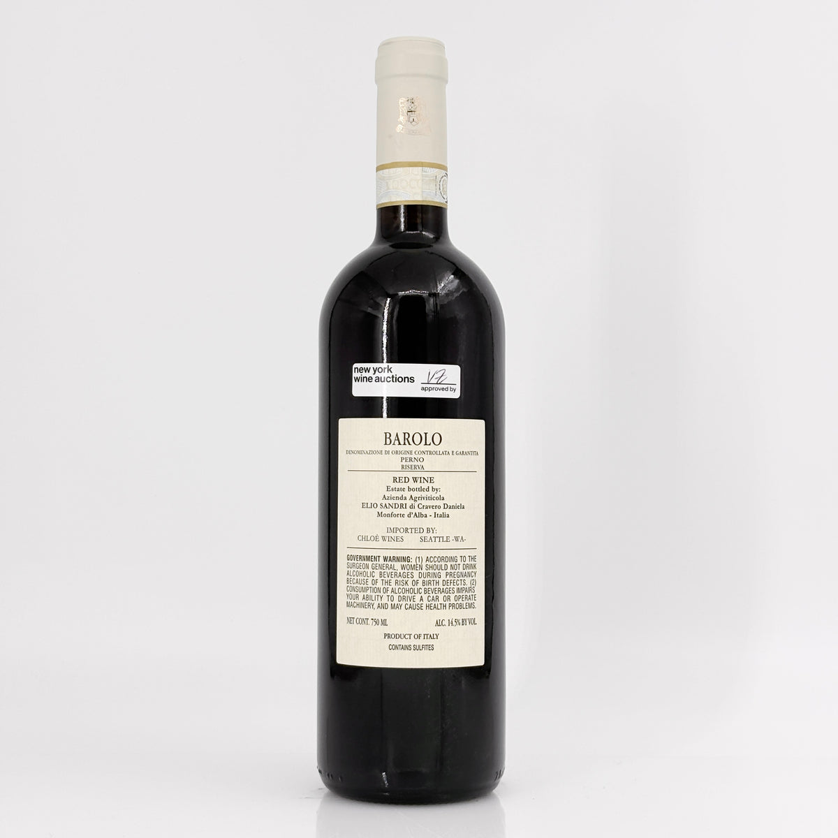 2016 Elio Sandri Cascina Disa 'Perno' Riserva Barolo DOCG, Italy