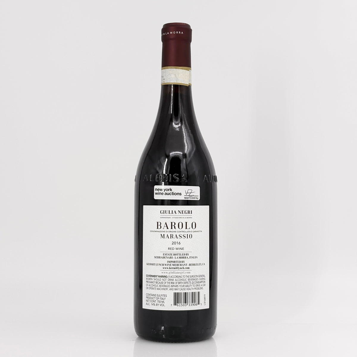 2016 Giulia Negri Serradenari 'Marassio' Barolo DOCG, Italy
