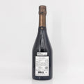 Bottle of wine with a label on a white background