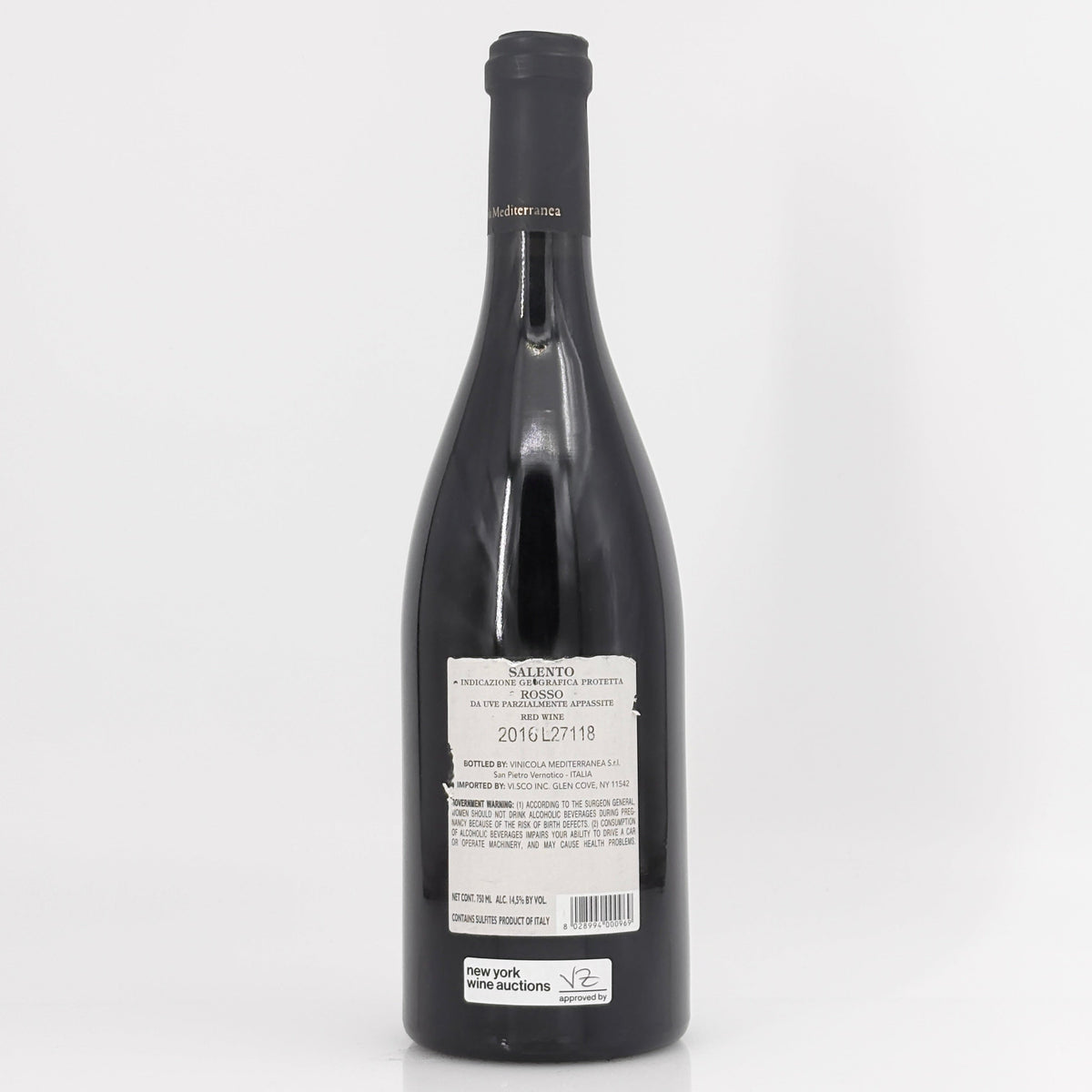 2016 Vinicola Mediterranea Passo Appassimento Rosso Salento IGT Puglia, Italy
