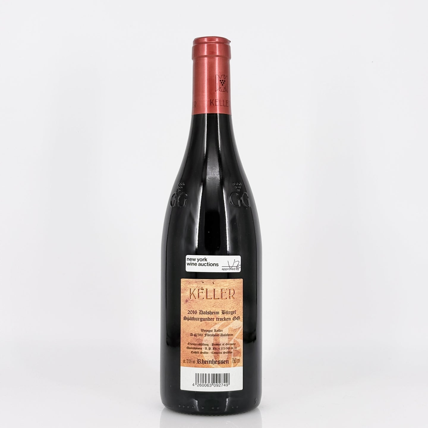 2016 Weingut Keller Dalsheimer Burgel Spatburgunder Grosses Gewachs Rheinhessen, Germany