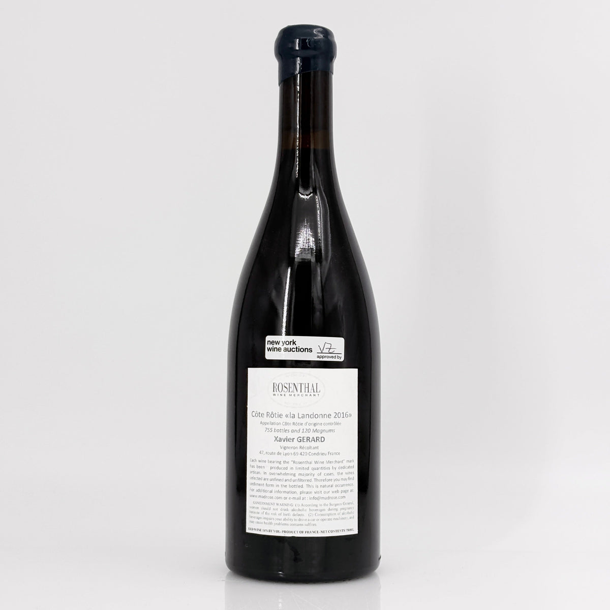 2016 Xavier Gerard Cote Rotie La Landonne Rhone, France