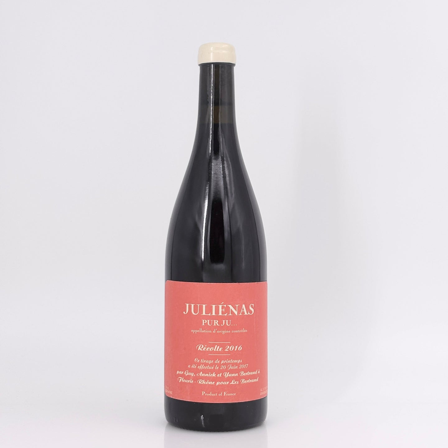 2016 Yann Bertrand 'Juliénas Pur Ju ...' Beaujolais, France