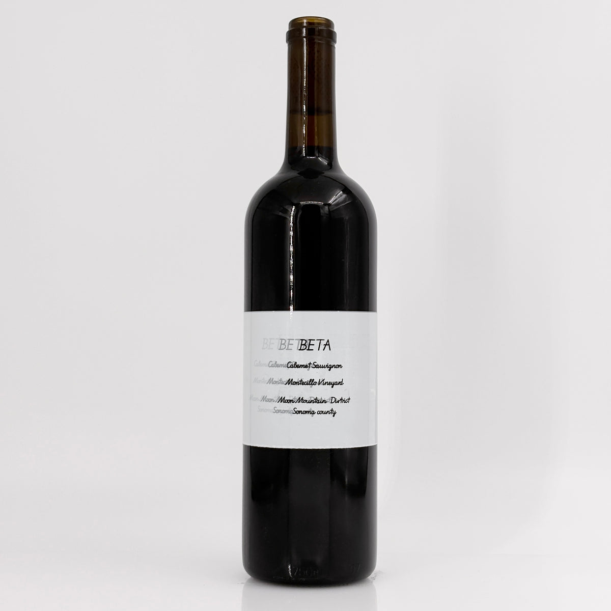 2017 Beta Montecillo Vineyard Cabernet Sauvignon Moon Mountain District, USA